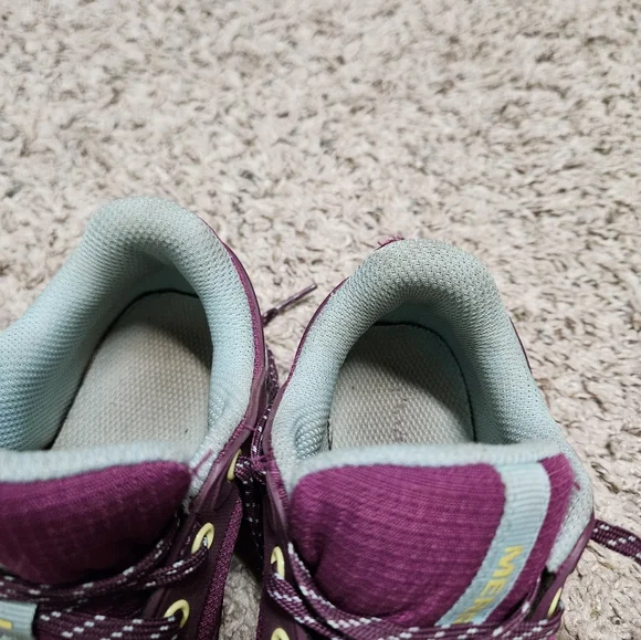 VGUC Merrell Girl's Altalight Hiking Shoes Berry Purple Gray - Picture 8 of 9